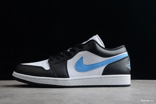 1 Jordan (W)  Low White Blue Black DC0774-041 University 0110